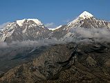 10 Yakawa Kang and Khatung Kang Close Up Late Afternoon From Yak Kharka Around Dhaulagiri